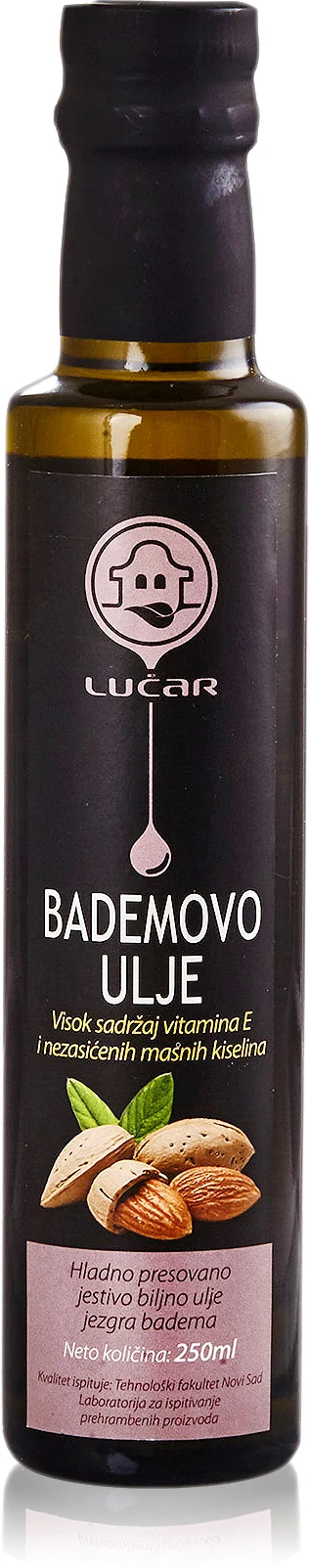 Hladno ceđeno nerafinisano bademovo ulje 250 ml Lučar